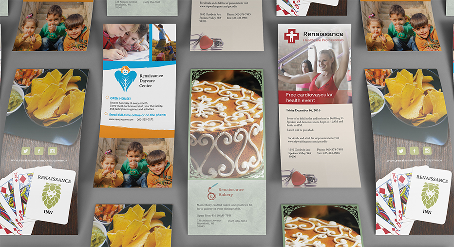 Renaissance rack cards