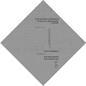 Lyric book individual pages