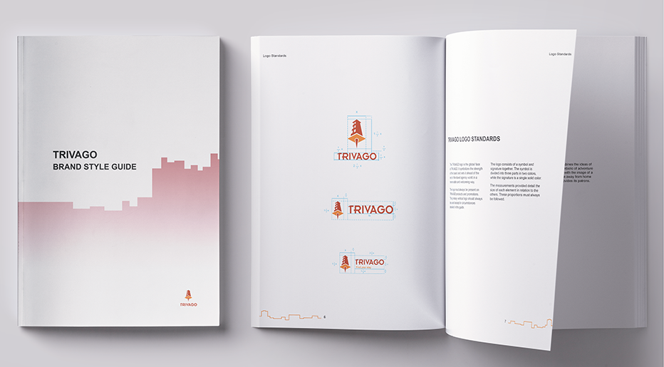 Trivago rebrand styleguide