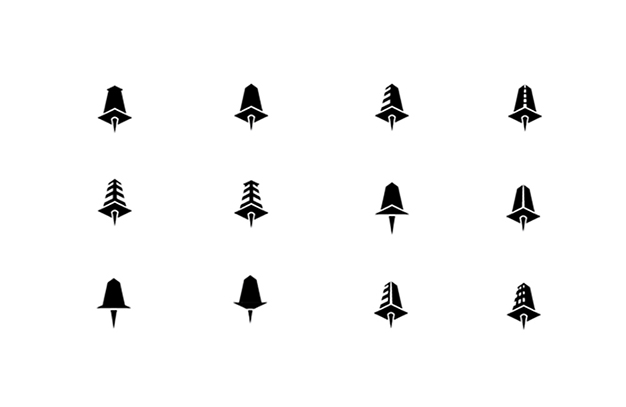 Digitally refined Trivago logo designs